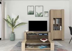 Tv-Möbel Ares 154cm - braun