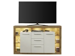 TV-Möbel-Set Rock | 150 x 40 x 90 cm | Wotan Oak White Design
