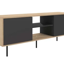 TV-Möbel Vibe 150cm - Eiche/schwarz