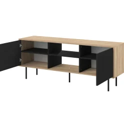 TV-Möbel Vibe 150cm - Eiche/schwarz