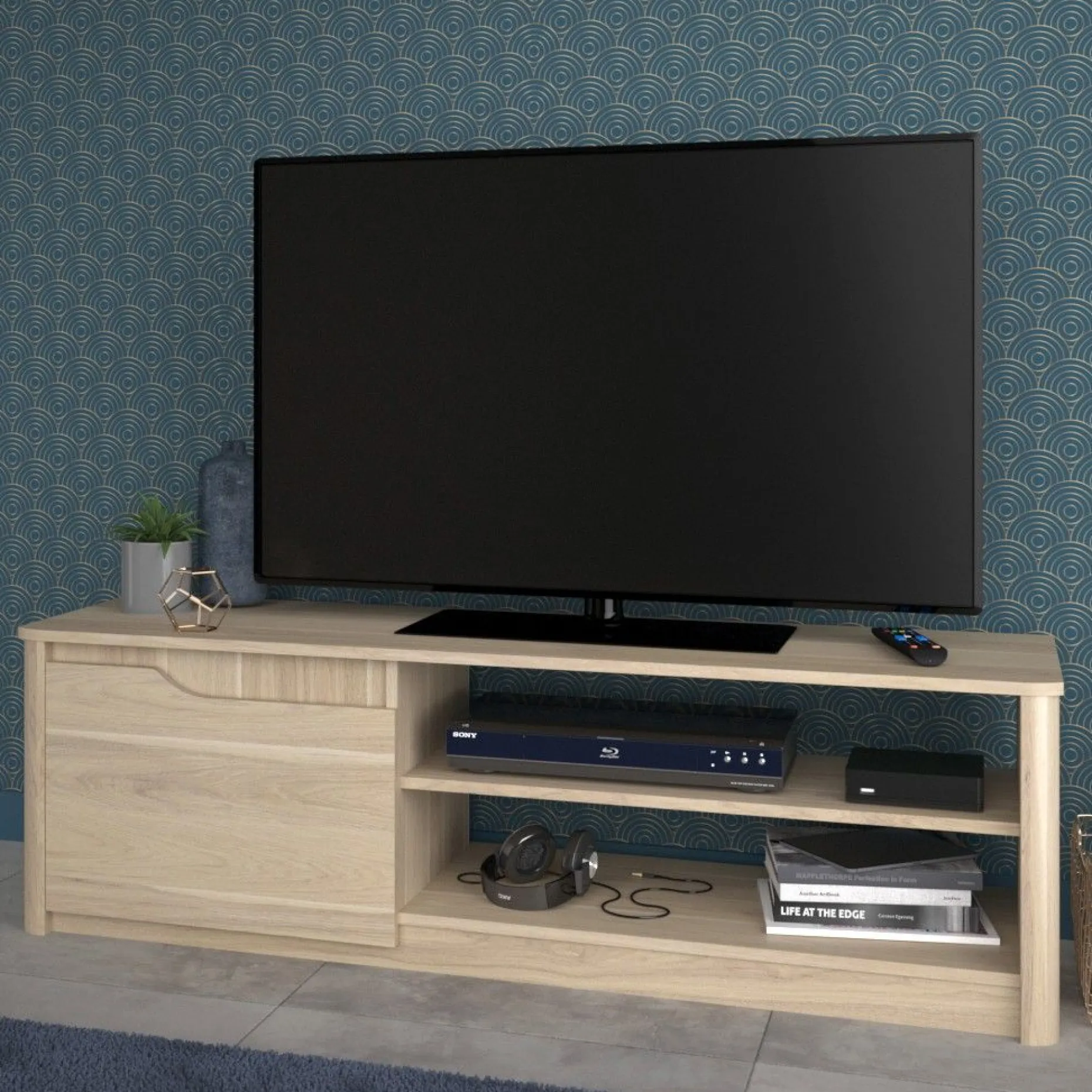 TV-Möbel Wendy 135cm - Eiche