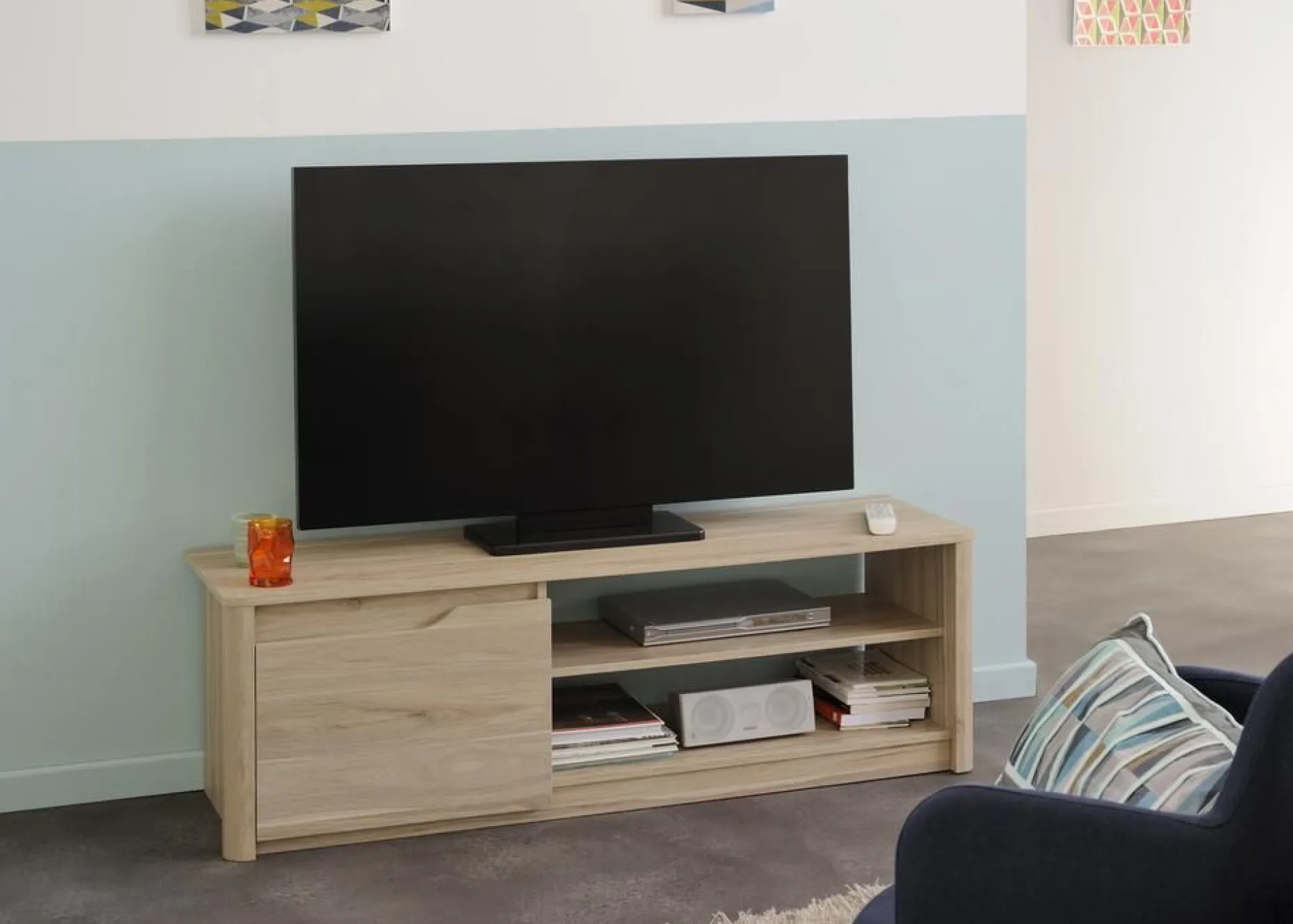 TV-Möbel Wendy 135cm - Eiche