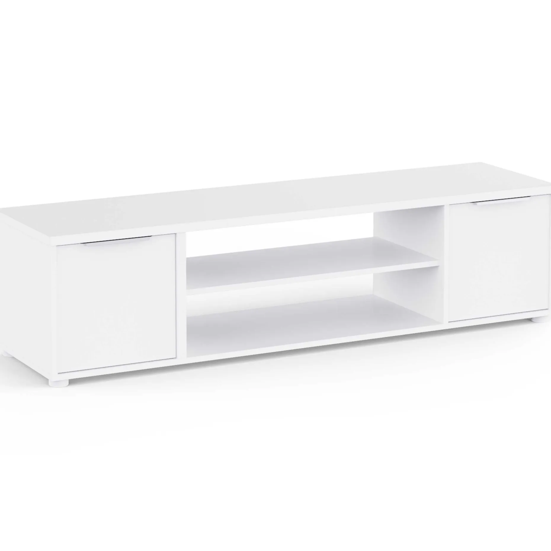 TV-Schrank Access - 151x40x39cm - 2 Türen - weiß