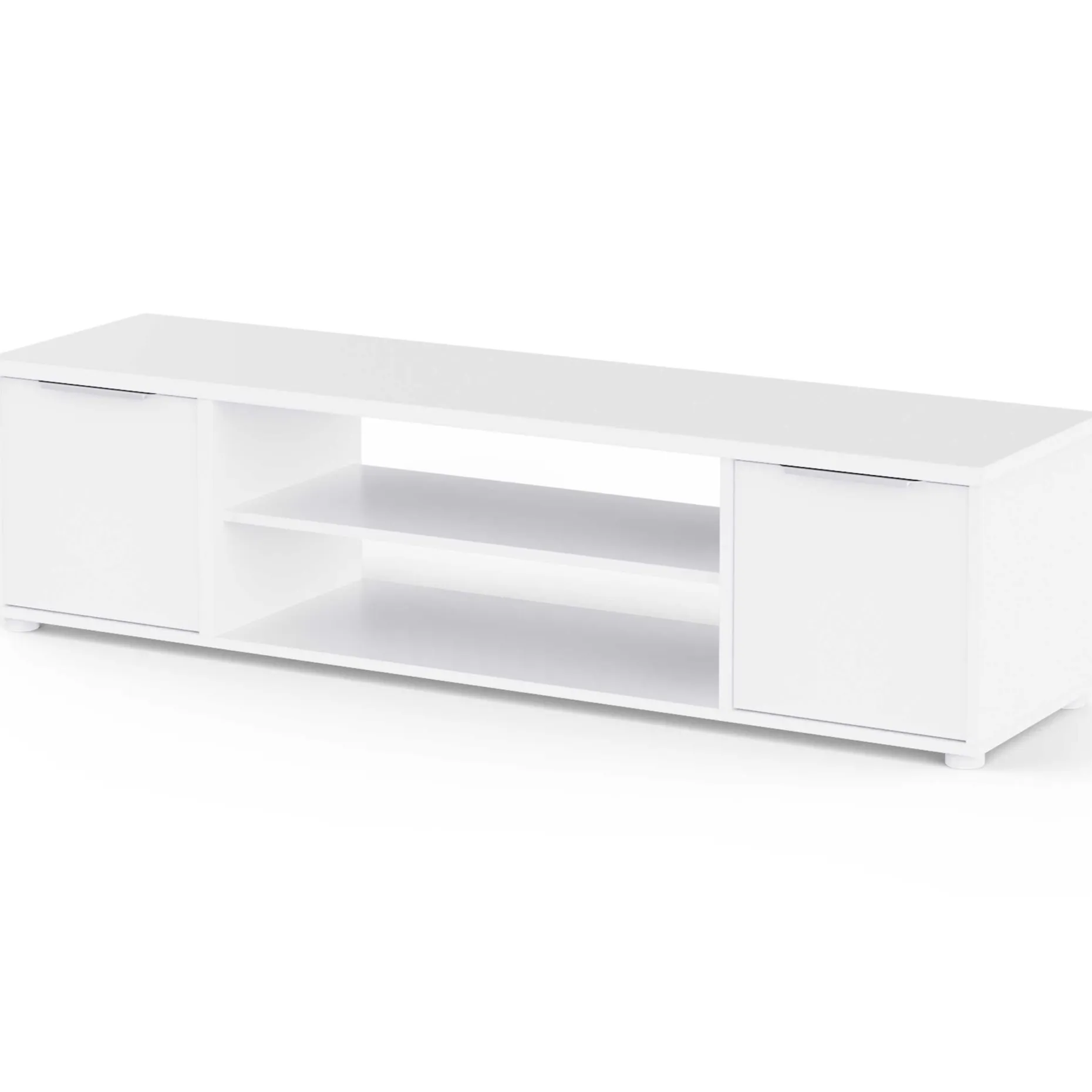 TV-Schrank Access - 151x40x39cm - 2 Türen - weiß