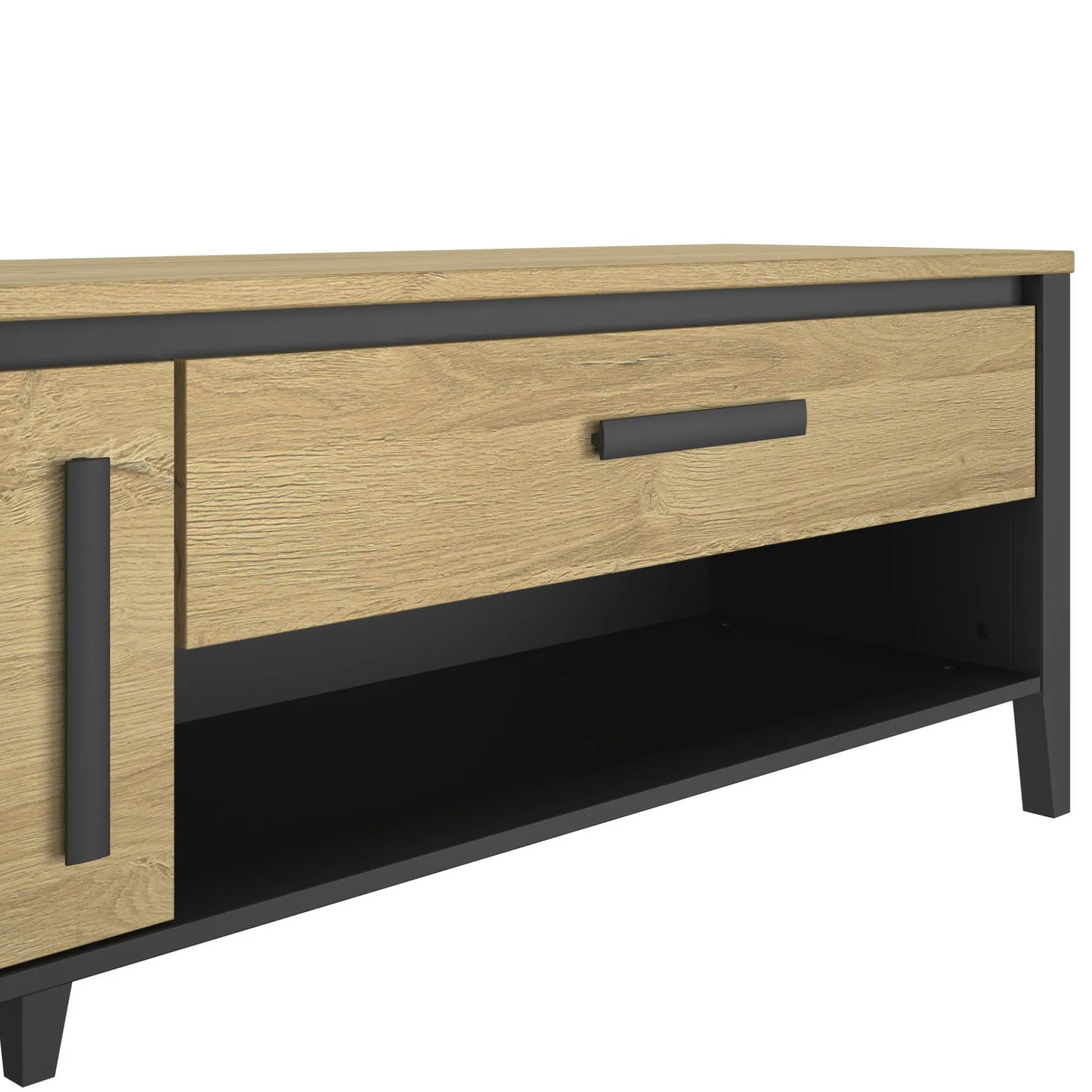TV-Schrank Cork | 171 x 45 x 55 cm | Gold Oak Design