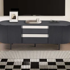 TV-Schrank Lagos | 160 x 45 x 58 cm | Dunkelbraun
