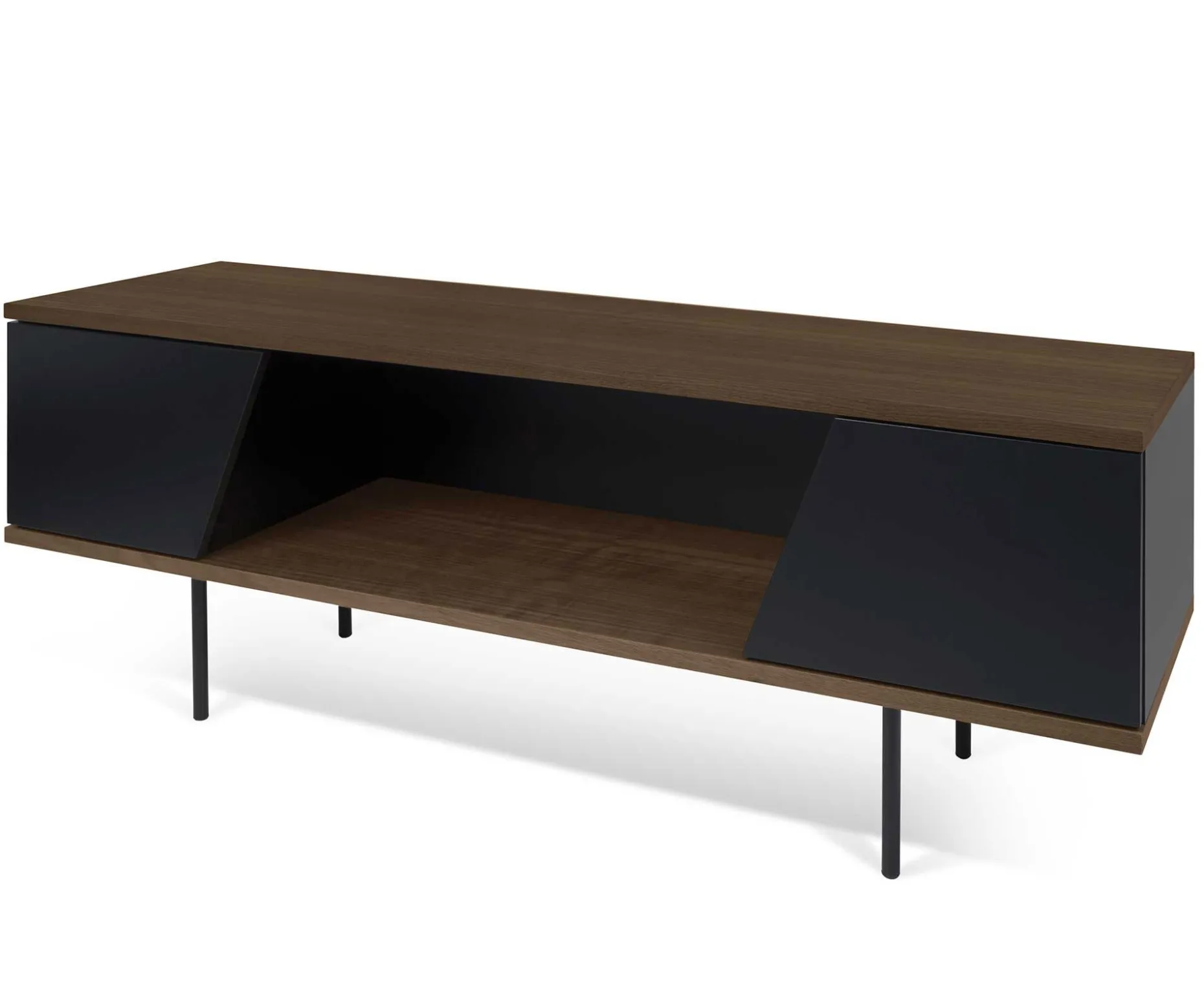 TV-Schrank Pixie 140cm - noyer/noir
