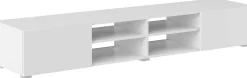 TV-Schrank Podium 185 cm - weiß