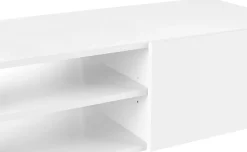 TV-Schrank Podium 185 cm - weiß
