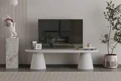 TV-Schrank Tavares - 160x45x40cm - ecru