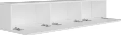 TV-Schrank West - 150x32x30cm - 3 Türen - weiß
