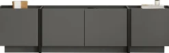 TV-Ständer Lowen - 100% MELAMINE - Anthrazit - 46 x 35 x 180 cm