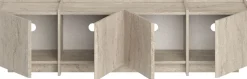 TV-Ständer Lowen - 100% MELAMINE - Travertin - 46 x 35 x 180 cm