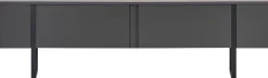 TV-Ständer Onera - 100% MELAMINE - Anthrazit - 50 x 30 x 180 cm