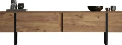 TV-Ständer Onera - 100% MELAMINE - Atlantik-Kiefer - 50 x 30 x 180 cm