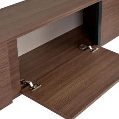 TV-Ständer Onera - 100% MELAMINE - Walnuss - 50 x 30 x 180 cm