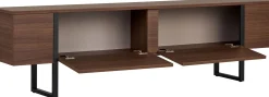 TV-Ständer Onera - 100% MELAMINE - Walnuss - 50 x 30 x 180 cm