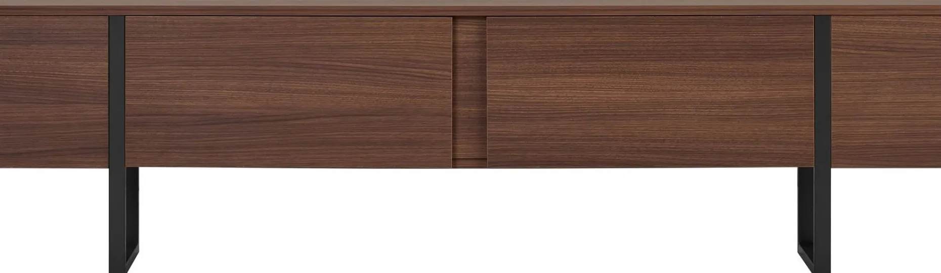 TV-Ständer Onera - 100% MELAMINE - Walnuss - 50 x 30 x 180 cm