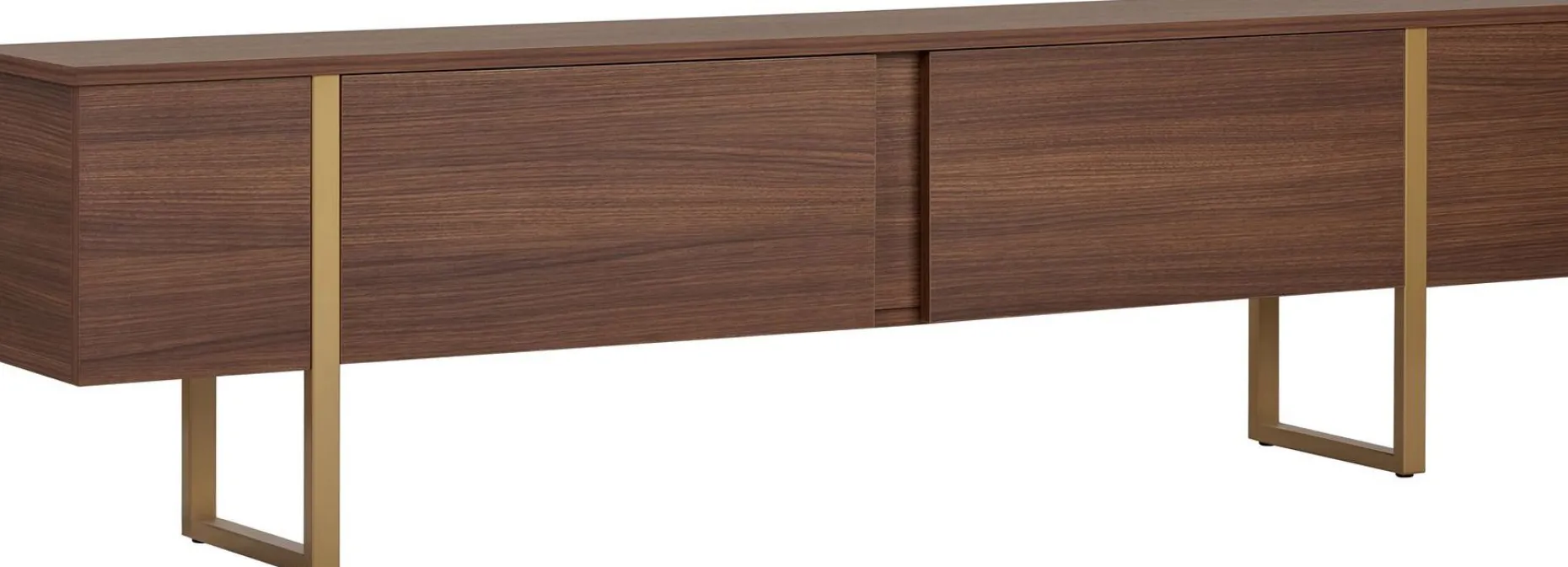 TV-Ständer Onera - 100% MELAMINE - Walnuss - 50 x 30 x 180 cm