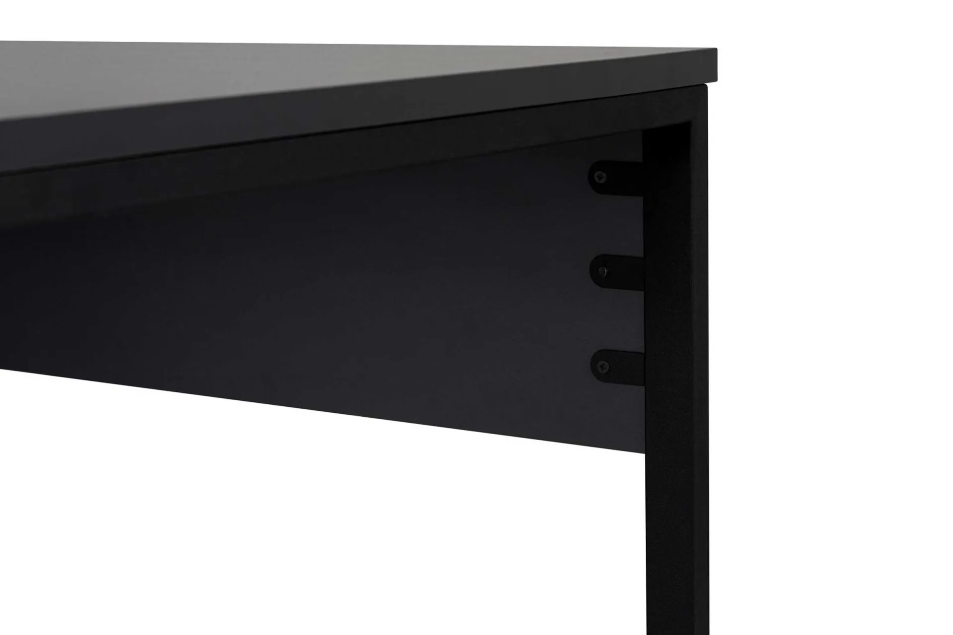 Emob Twin Schreibtisch | 100 % MELAMIN | Anthrazit, Schwarz