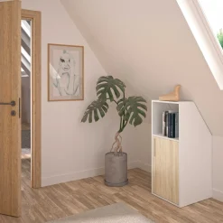 Under Aufbewahrungsschrank | 48,1 x 50 x 110 cm | Design Eiche Sonoma