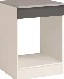 Unterschrank Eko 60 cm für Ofen und Kochfeld - grau