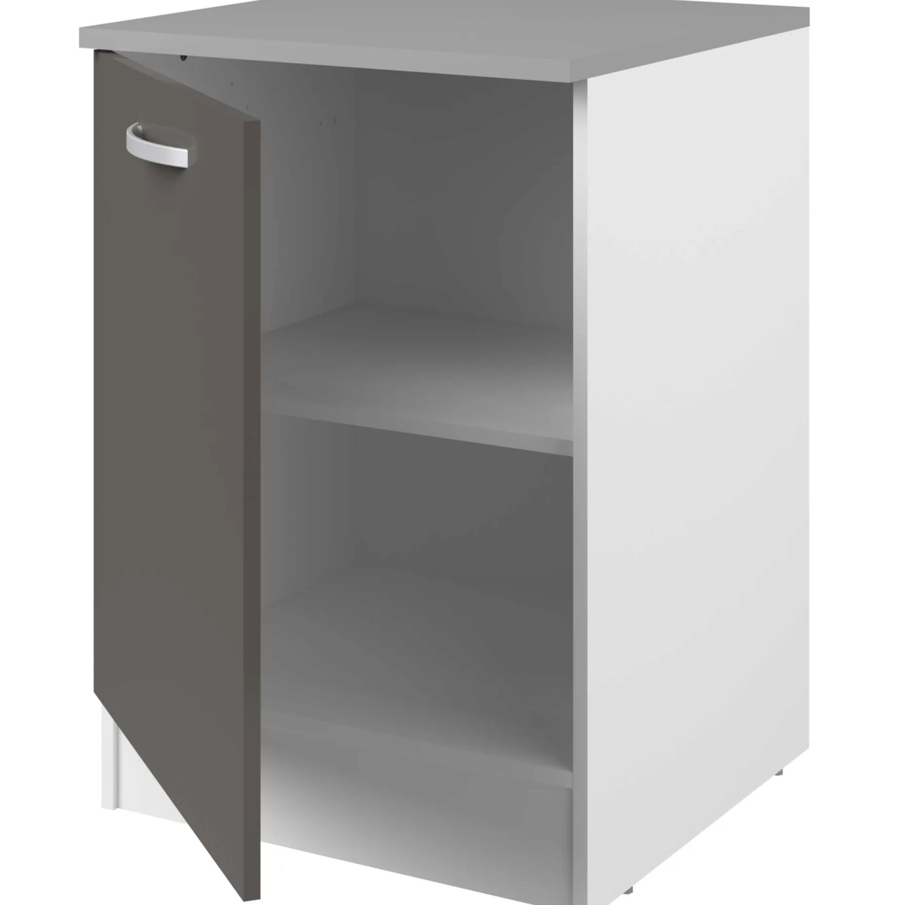 Unterschrank Eko 60 cm mit Tür - grau