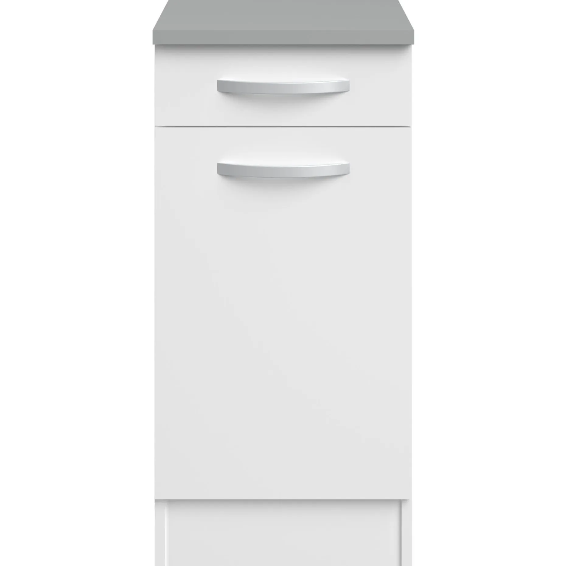Unterschrank Eko 40x60 cm mit Schublade und Tür - weiß