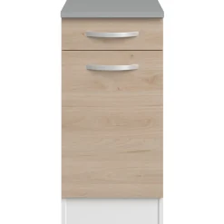Unterschrank Eko 40x60 cm mit Schublade und Tür - Eiche
