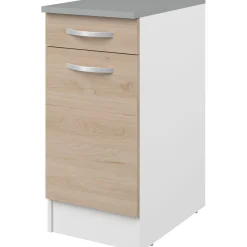 Unterschrank Eko 40x60 cm mit Schublade und Tür - Eiche