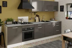 Unterschrank Eko 60x60 mit 3 Schubladen - grau