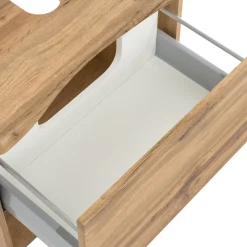 Unterschrank für Waschbecken Karan 61cm 1 Schublade - Eiche