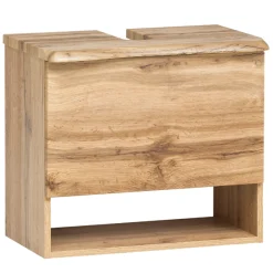 Unterschrank für Waschbecken Karan 61cm 1 Schublade - Eiche
