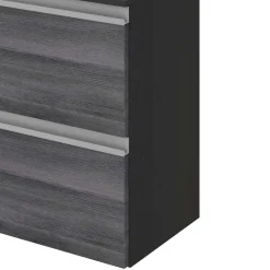 Unterschrank Lotuk 60cm 1 Tür und 1 Schublade - Eiche grau