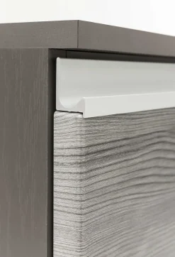Unterschrank Lotuk 60cm 1 Tür und 1 Schublade - Eiche grau