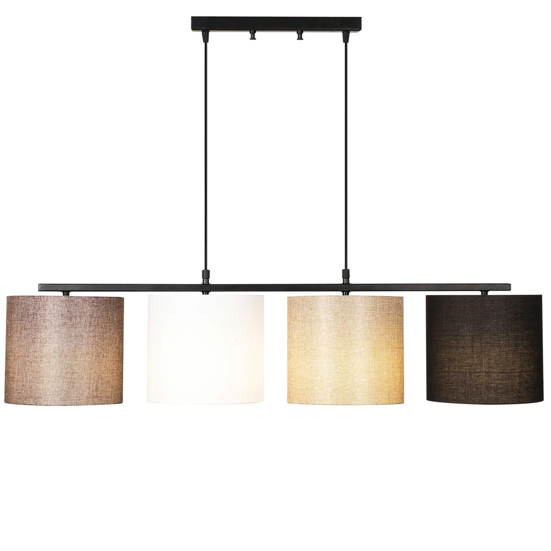 Emob Valiz Kronleuchter | METALLGEHÄUSE | Schwarz, Weiß, Creme, Braun