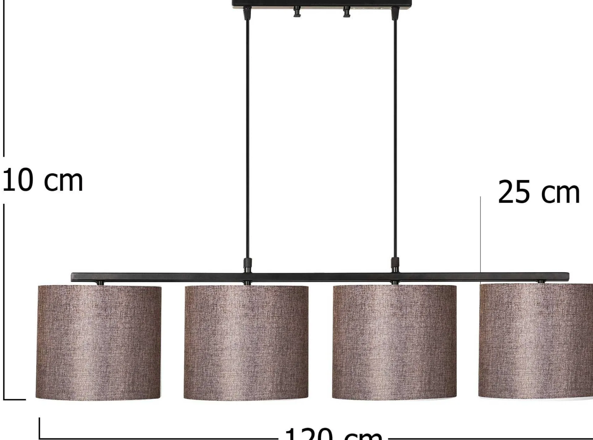 Emob Valiz Kronleuchter | METALLGEHÄUSE | Schwarz,