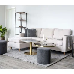 House Nordic Venezia Couchtisch - Messingoptik | Ø70xh40cm