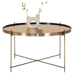 House Nordic Venezia Couchtisch - Messingoptik | Ø70xh40cm
