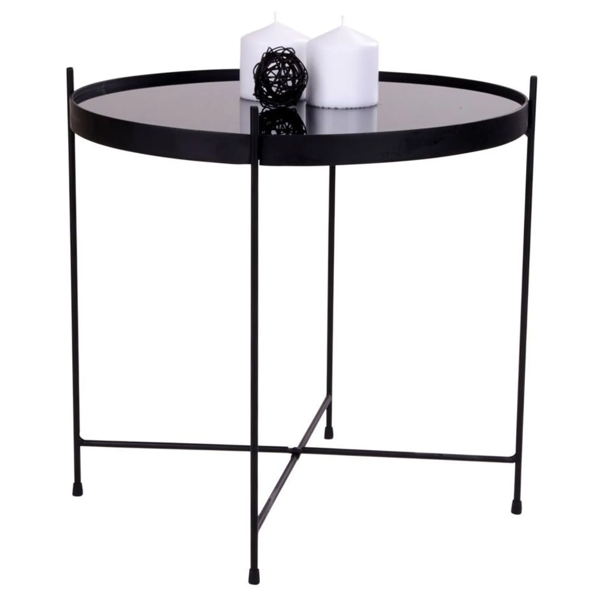 House Nordic Venezia er Couchtisch - Stahl und Glas