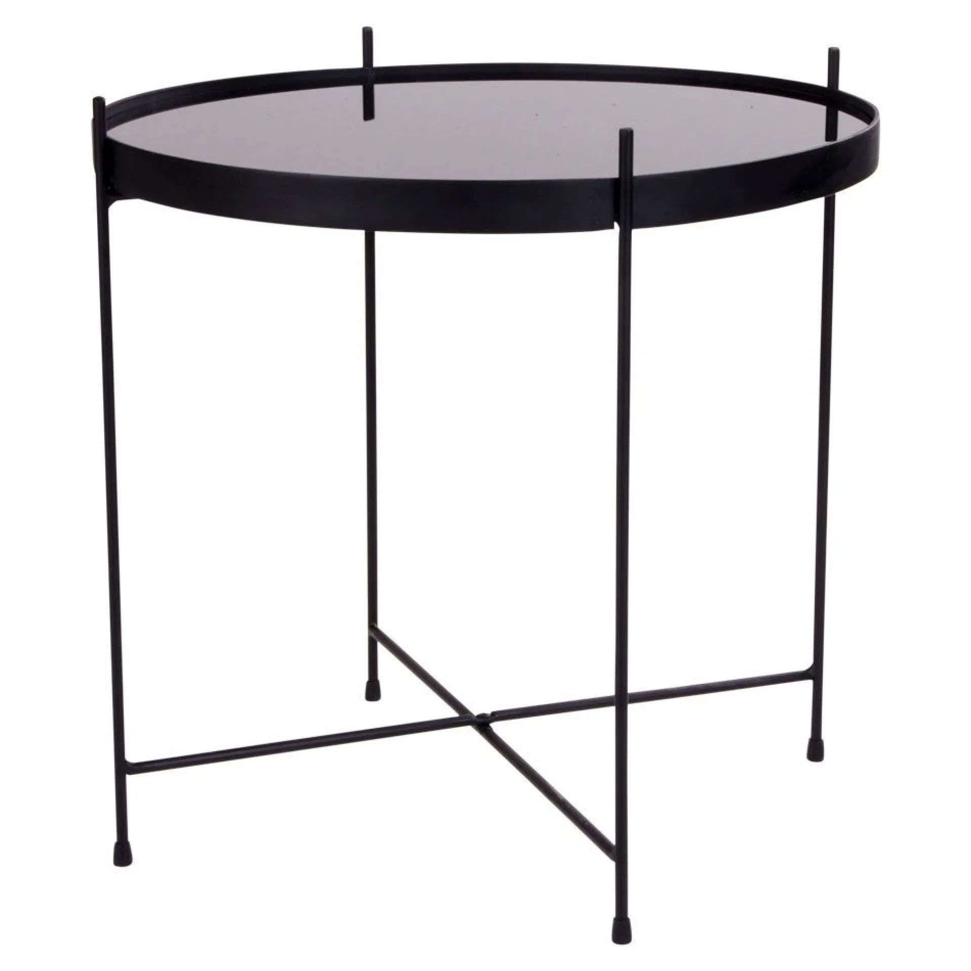 House Nordic Venezia er Couchtisch - Stahl und Glas
