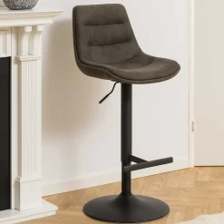 Emob Verstellbarer Barhocker Adèle 65-86cm - /schwarz