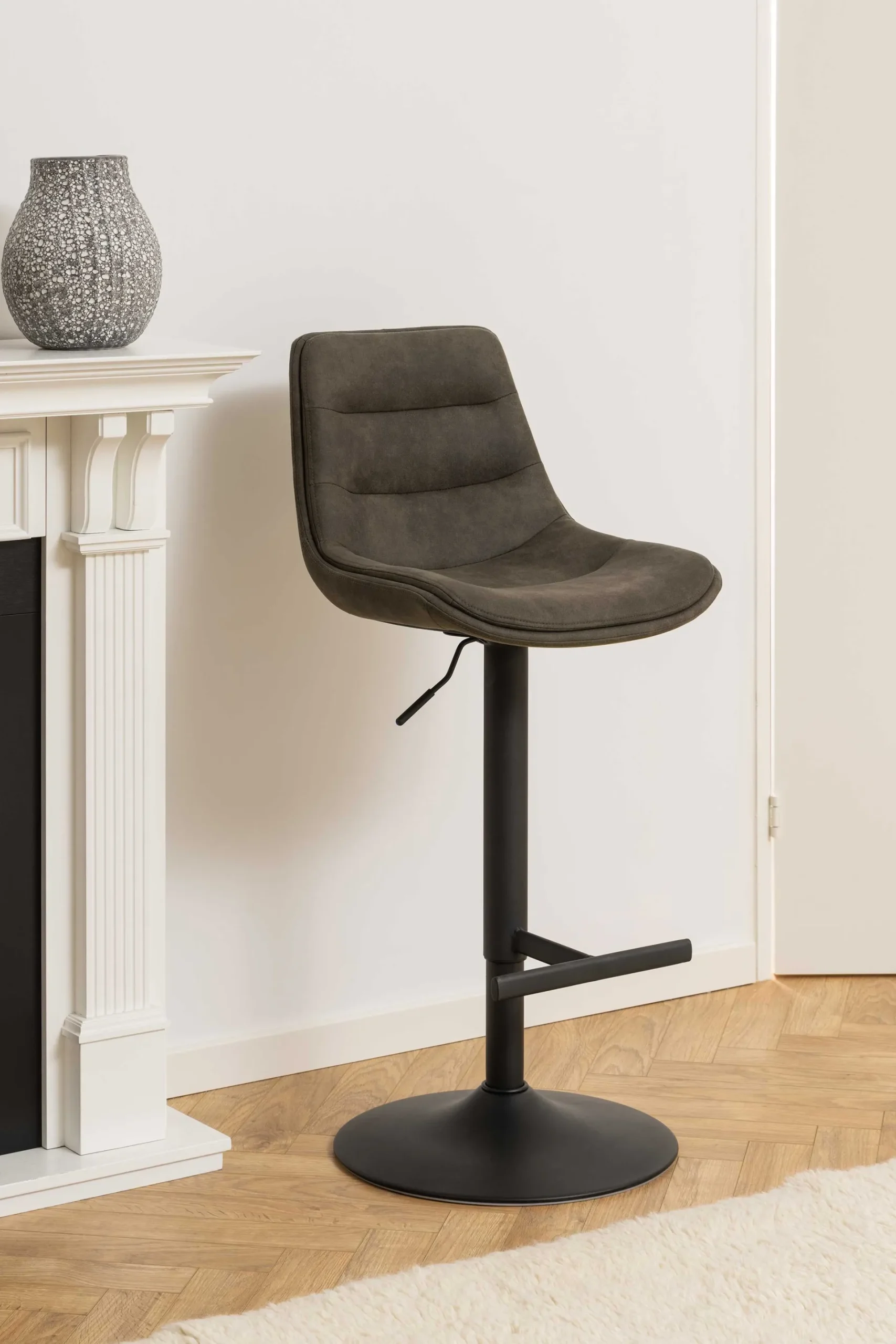 Emob Verstellbarer Barhocker Adèle 65-86cm - /schwarz