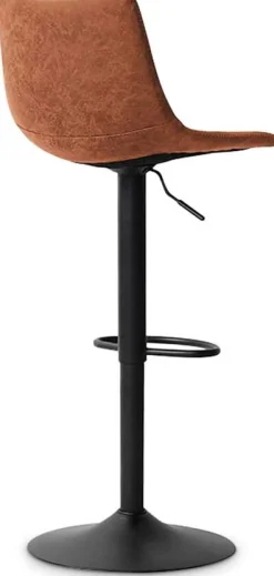 Rousseau Verstellbarer Barhocker Fontana - cognac