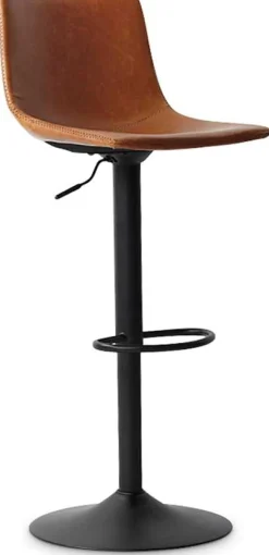 Rousseau Verstellbarer Barhocker Fontana - cognac