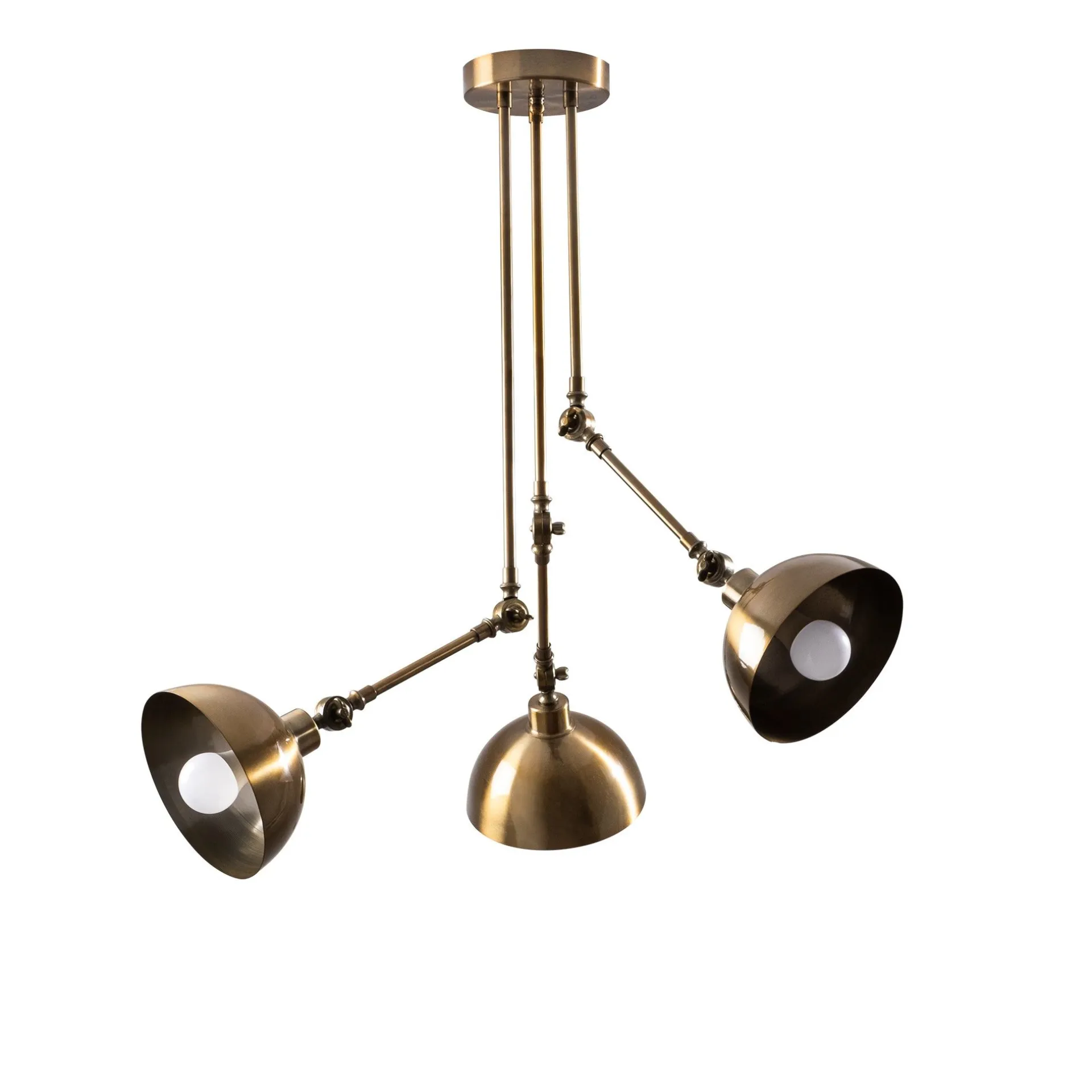 Emob Vintage Metall-Kronleuchter | Tatum | 90x90cm | 98cm Höhe