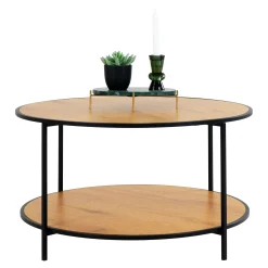 House Nordic Vita Couchtisch Eiche Natur - Ø80x45 cm