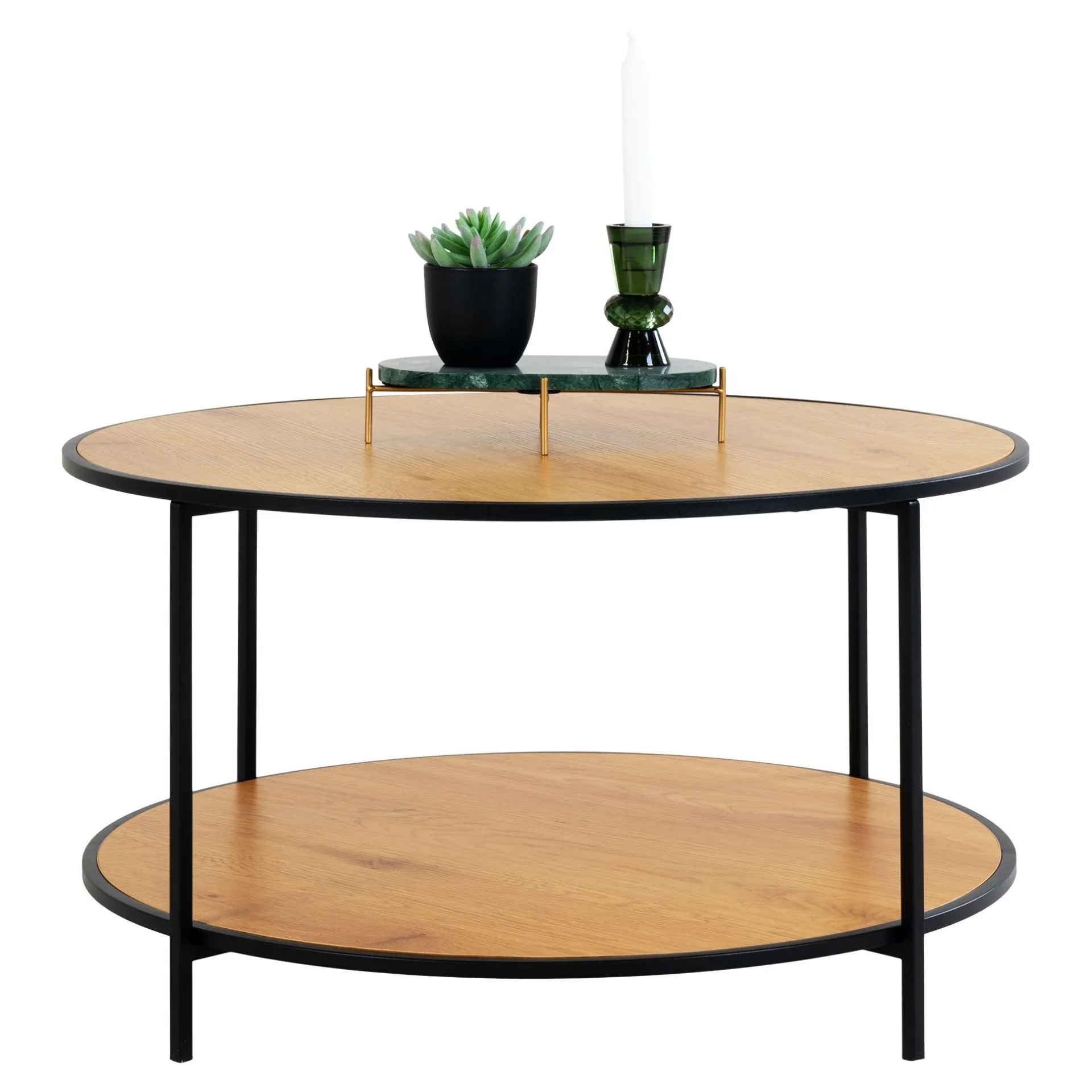 House Nordic Vita Couchtisch Eiche Natur - Ø80x45 cm