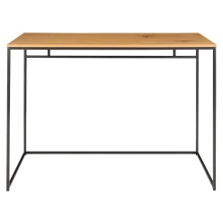 House Nordic Vita Schreibtisch - Eiche Natur mit schwarzem Rahmen | 100x45x75 cm
