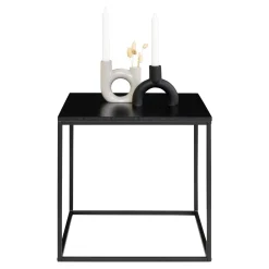 House Nordic Vita er Beistelltisch - 45x45 cm Stahl und Melamin